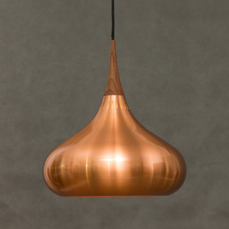 Lampe Orient vintage en cuivre de Fog et Morup - 1960