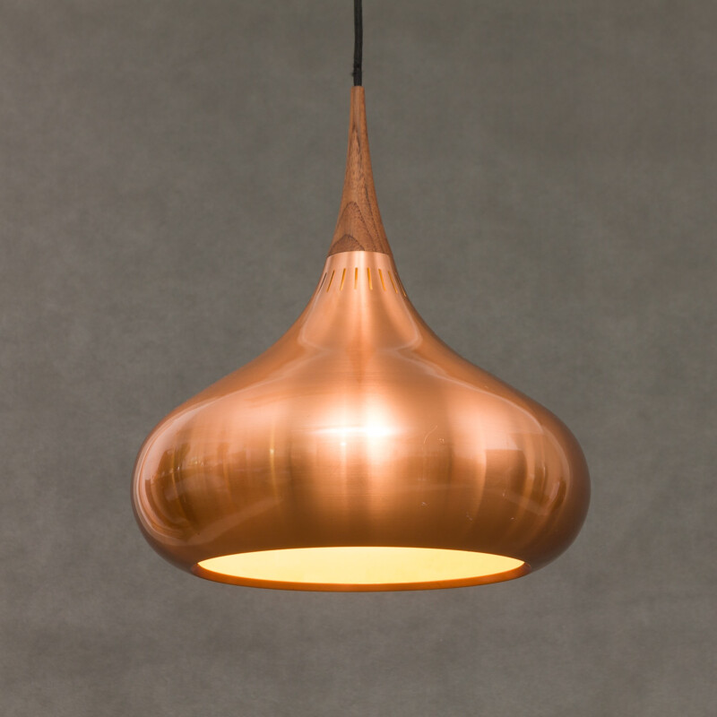 Lampe Orient vintage en cuivre de Fog et Morup - 1960