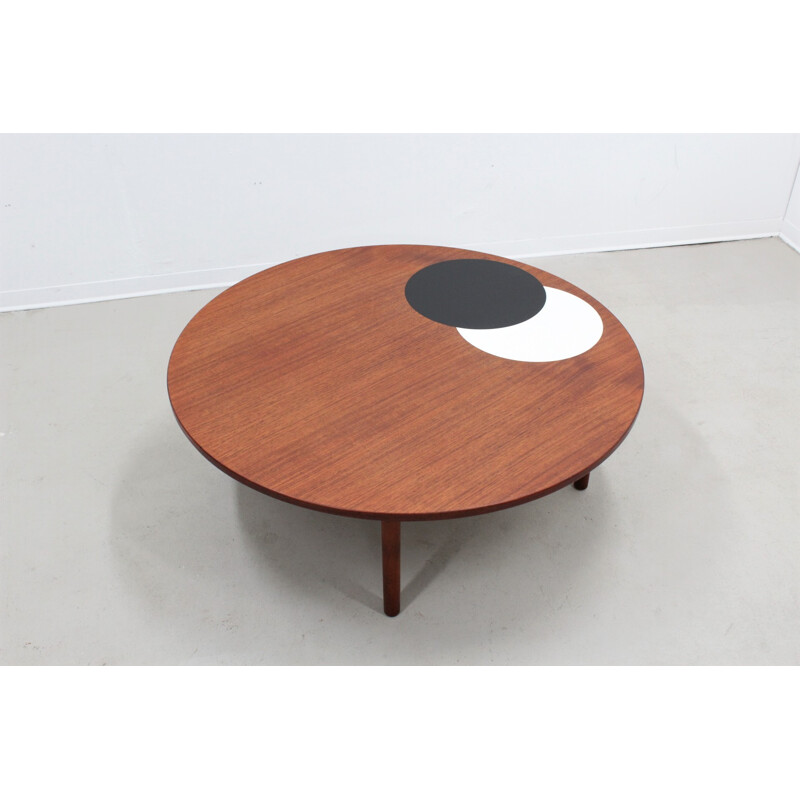 Vintage large coffee table by Poul Jeppesens Møbelfabrik - 1950s