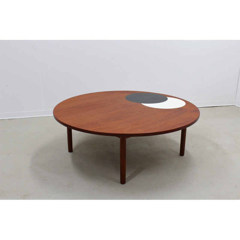 Vintage large coffee table by Poul Jeppesens Møbelfabrik - 1950s