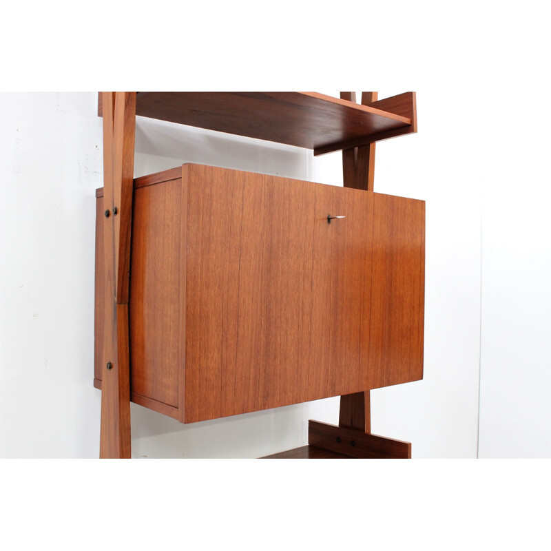 Set of 2 vintage Teak Wall Units - 1950s