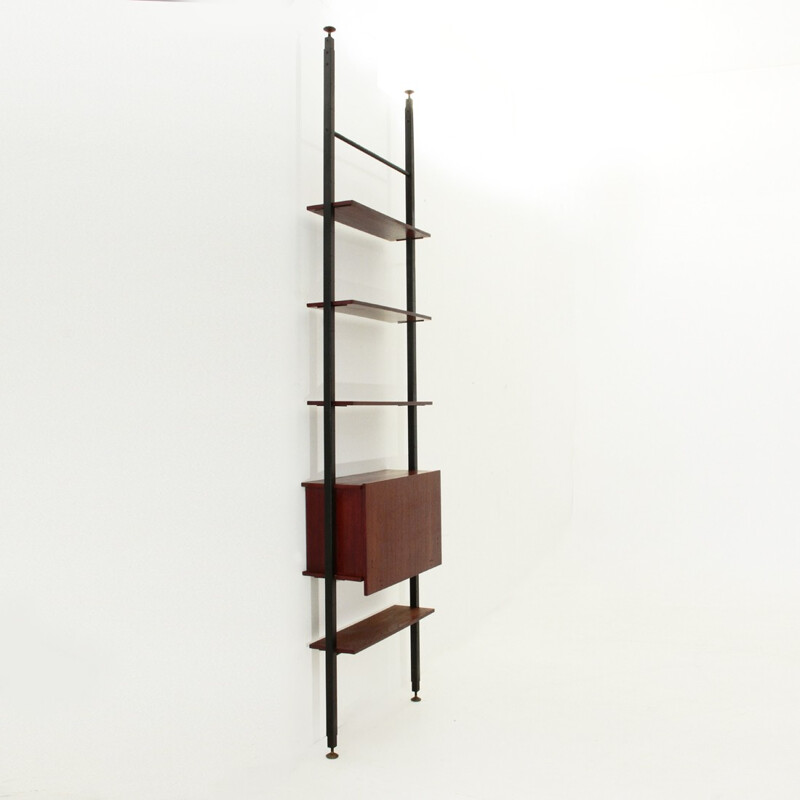 Vintage Teak Wall Unit by Marco Lavarello for Domus Linea - 1960s