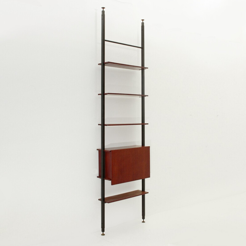 Vintage Teak Wall Unit by Marco Lavarello for Domus Linea - 1960s