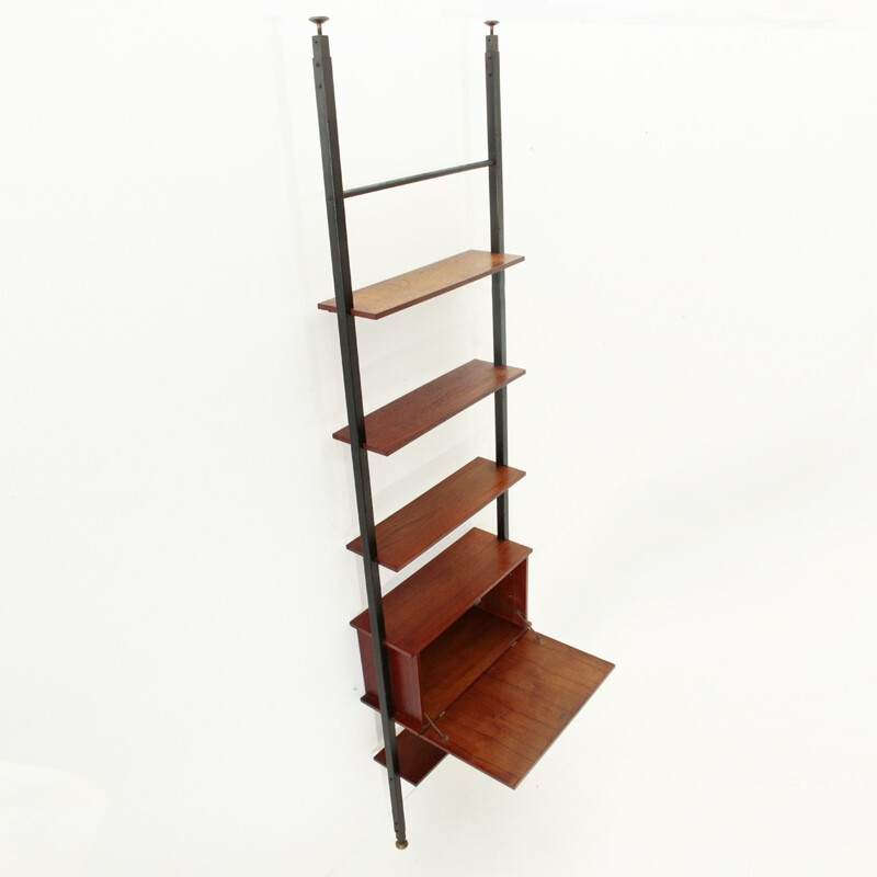 Vintage Teak Wall Unit by Marco Lavarello for Domus Linea - 1960s