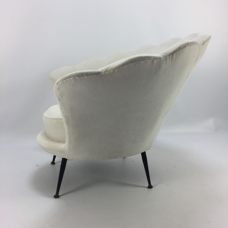 Vintage Italian Armchair in shell- shape - 1960s