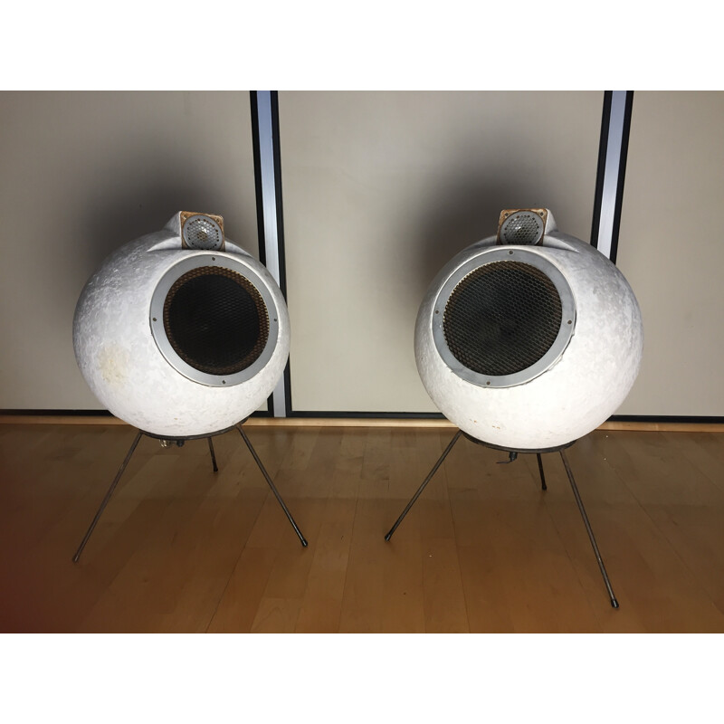 Set of 2 speakers "BS 404" by Elipson - 1950s