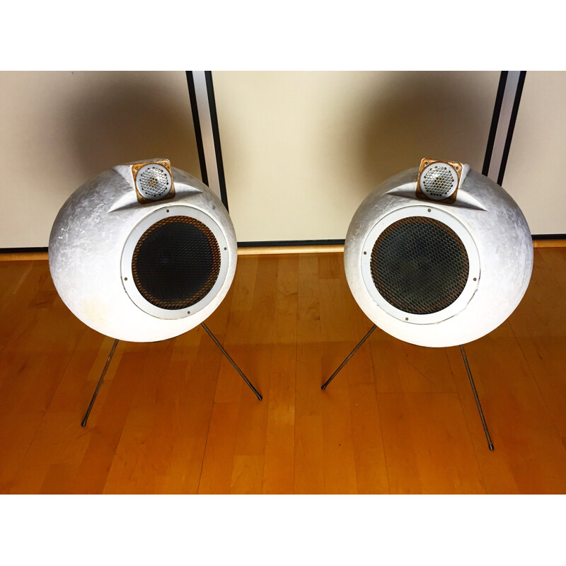 Set of 2 speakers "BS 404" by Elipson - 1950s
