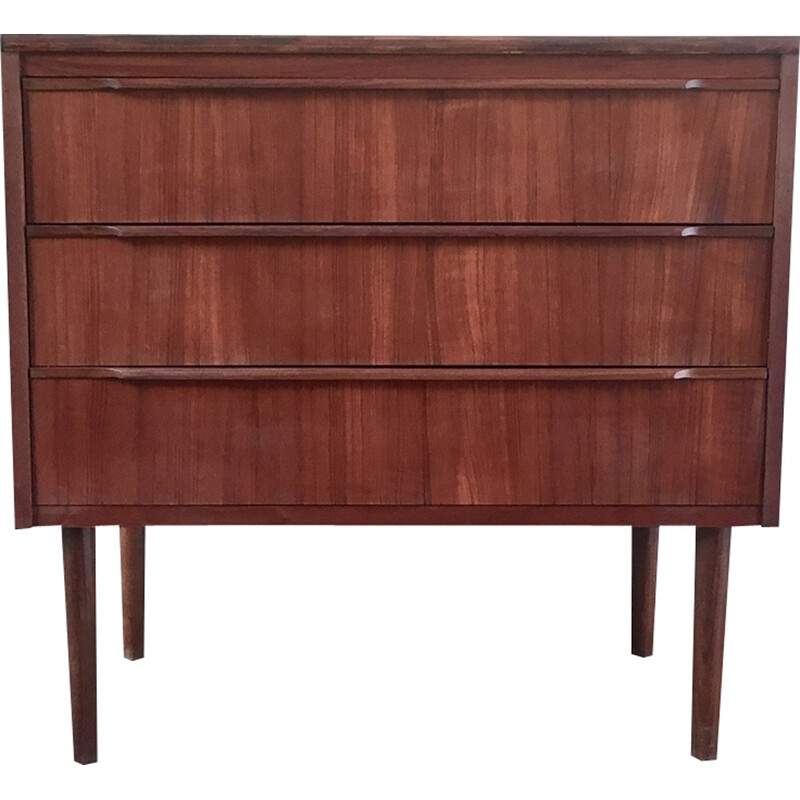 Vintage danish chest of 3 drawers - 1960s