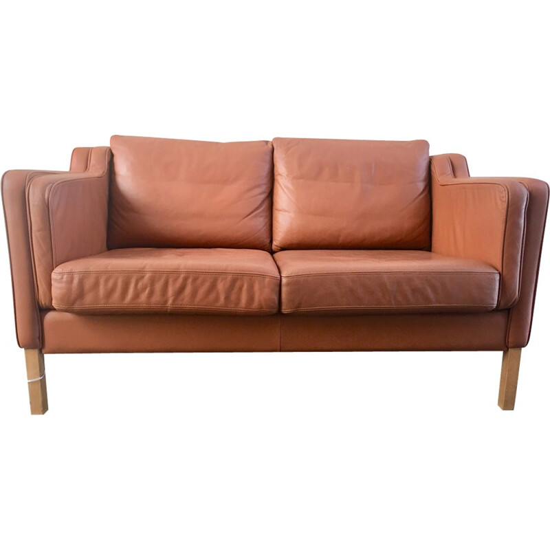 Vintage Leather sofa for Stouby - 1960s