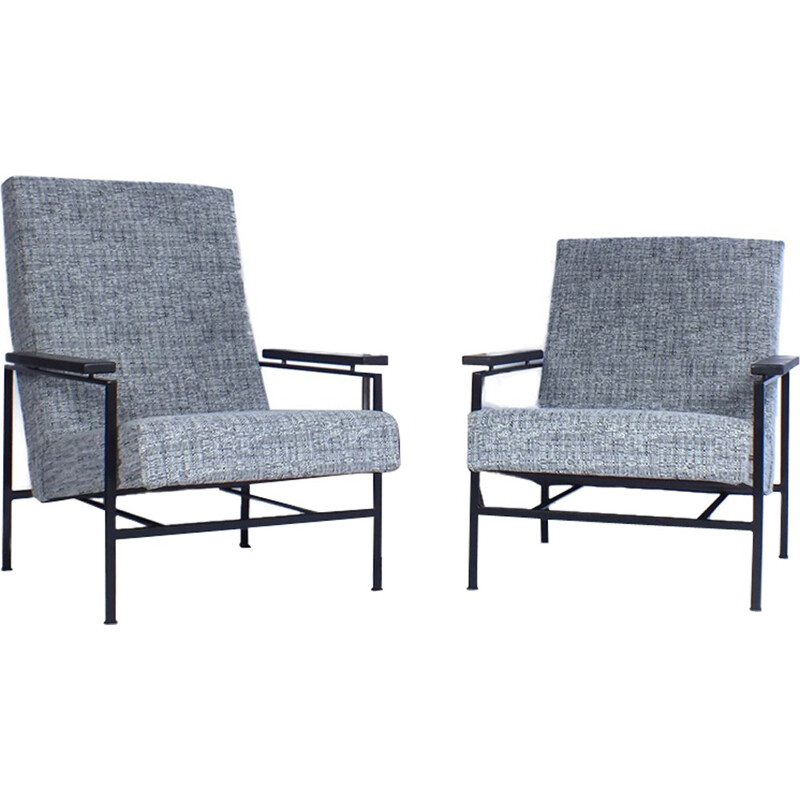 Set of 2 vintage armchairs by Rob Parry - 1960s