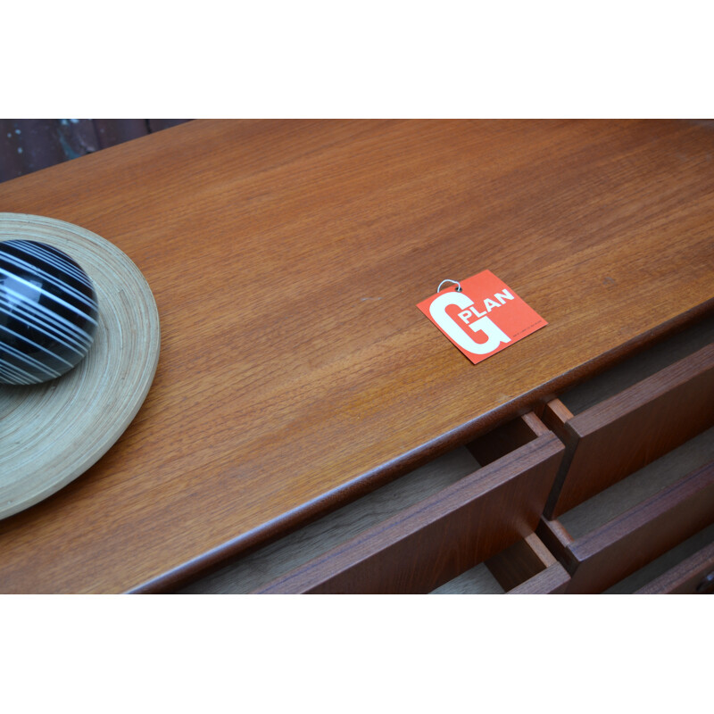 Scandinavian style double chest of drawers in teak, Victor B. WILKINS - 1970s