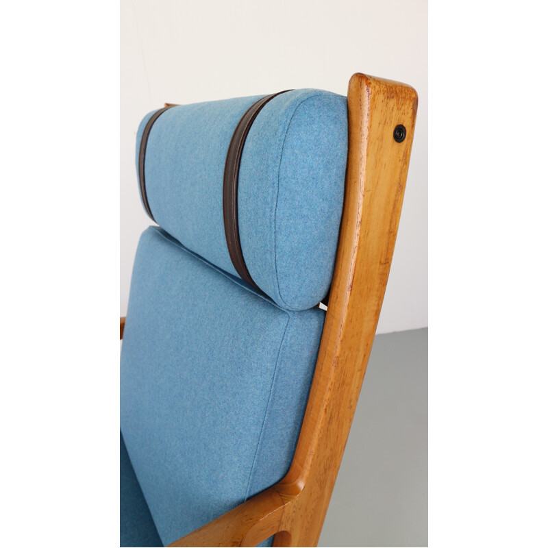 Vintage GE-265 High Back Lounge Chair by Hans Wegner - 1970s