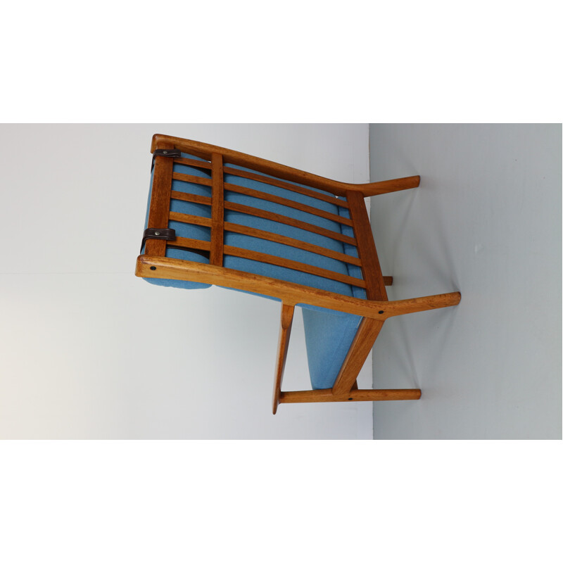 Vintage GE-265 High Back Lounge Chair by Hans Wegner - 1970s