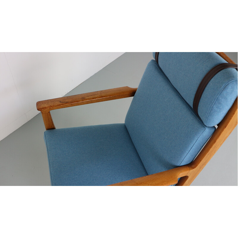 Vintage GE-265 High Back Lounge Chair by Hans Wegner - 1970s