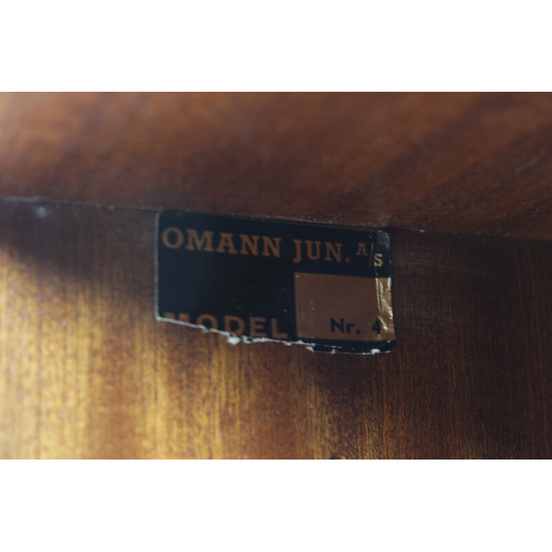 Vintage rosewood sideboard by Omann Jun - 1960s