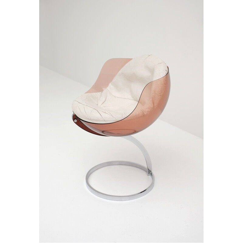 Suite de 4 chaises vintage "Sphère" par Boris Tabacoff pour Mobilier Modulaire Moderne - 1970