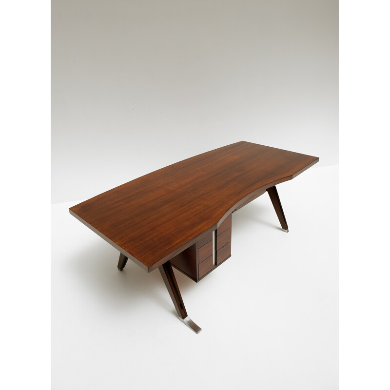 Vintage executive desk by Ico Parisi For MIM - 1950s