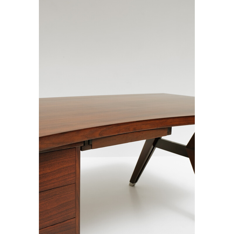 Vintage executive desk by Ico Parisi For MIM - 1950s