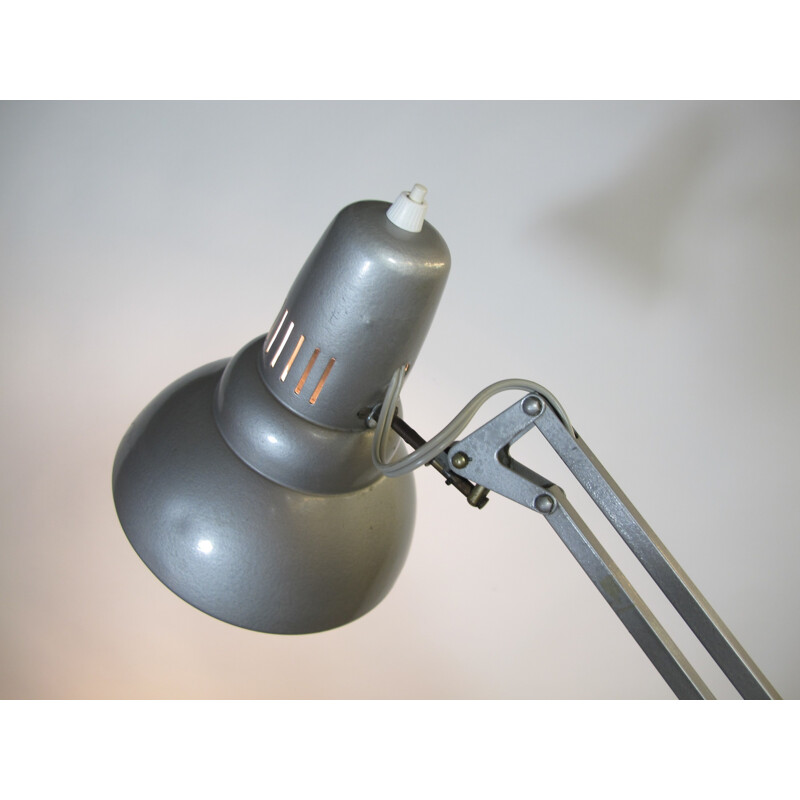 Lampadaire anglepoise vintage avec roues par Asea, 1950