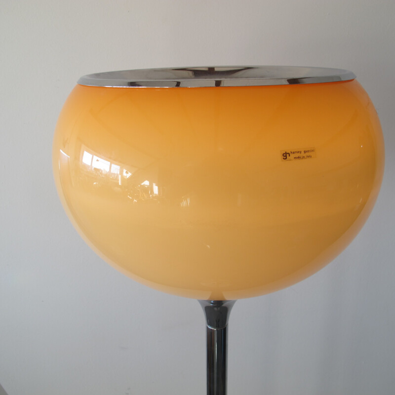 Vintage Italian floor lamp by Harvey Guzzini - 1960s