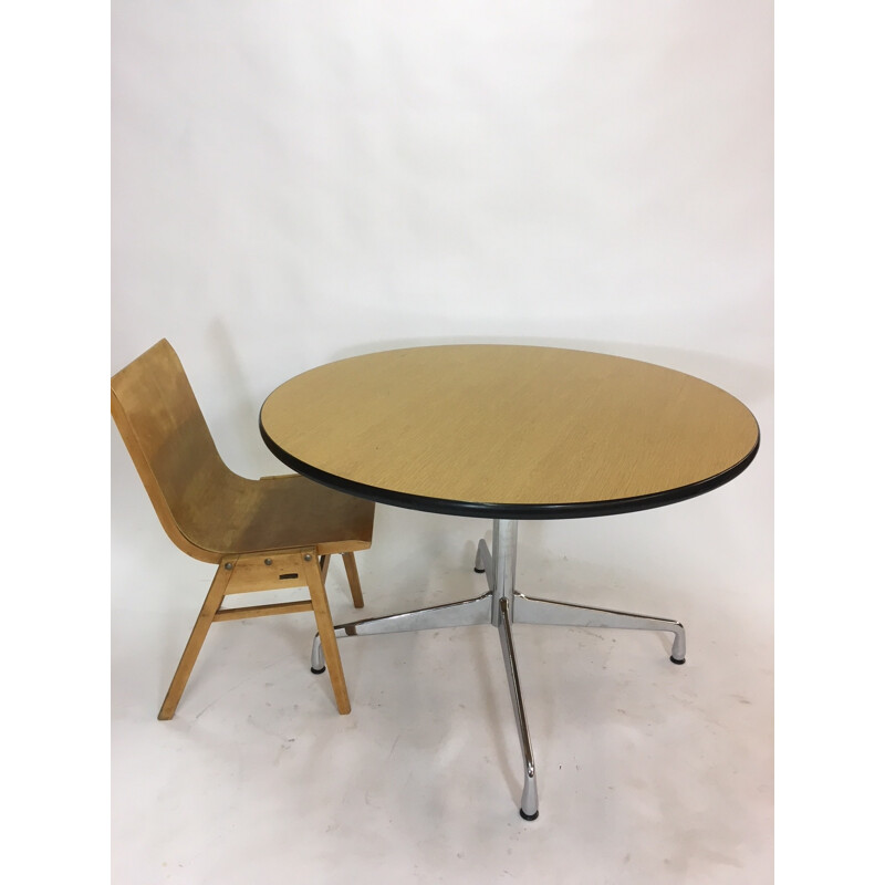 Table à repas circulaire vintage par Charles & Ray Eames pour Vitra - 1960