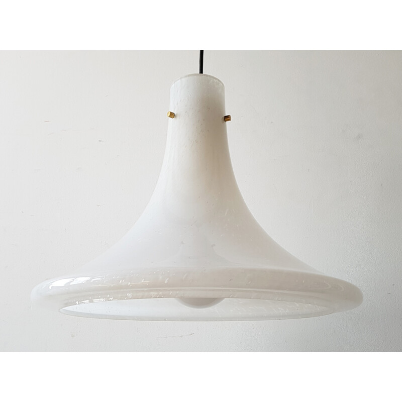 Vintage murano glass pendant lamp by Limburg, 1970