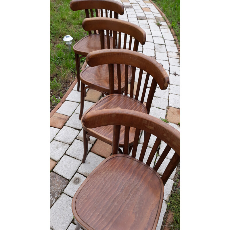 Vintage set of 4 dining chairs - 1960s