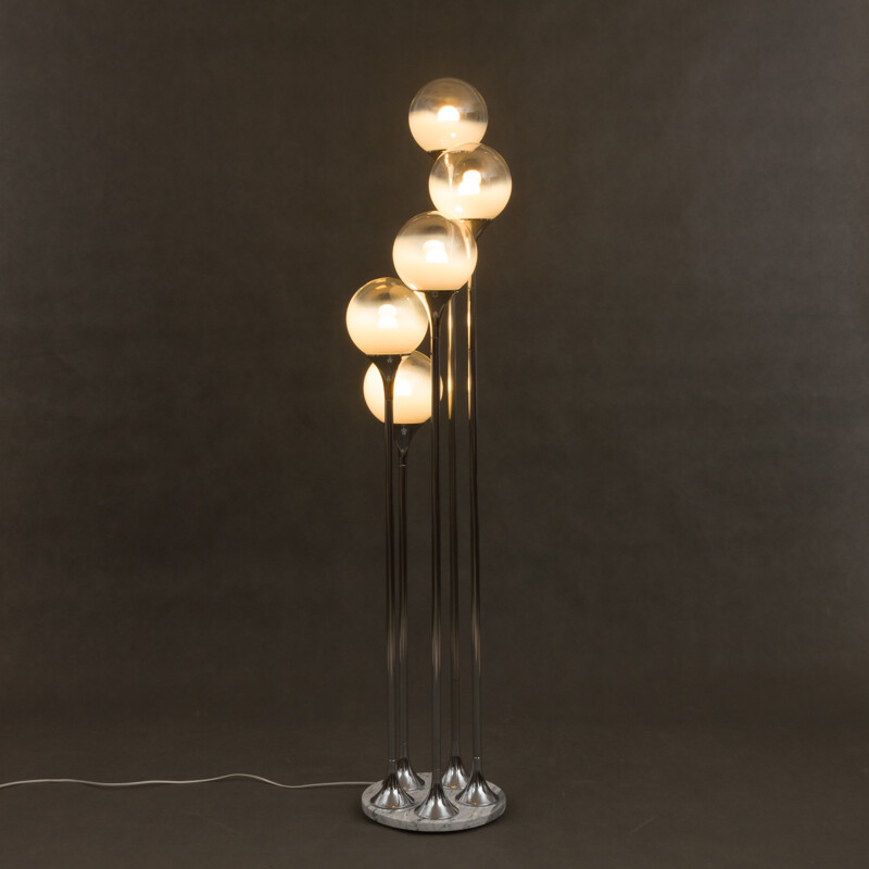 Vintage Murano floor lamp with features hand-blown - 1970s
