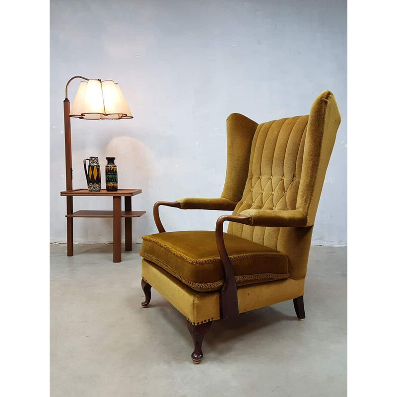 Fauteuil lounge vintage par Aile, France - 1950