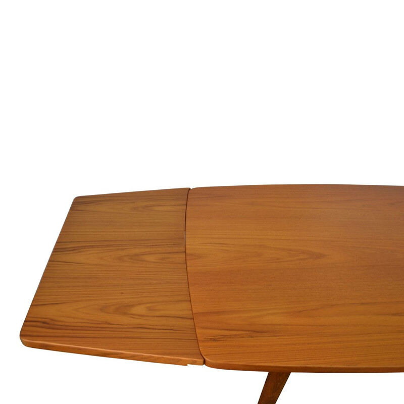 Vintage Chr. L. Larsen & Son teakoak dining table - 1950s