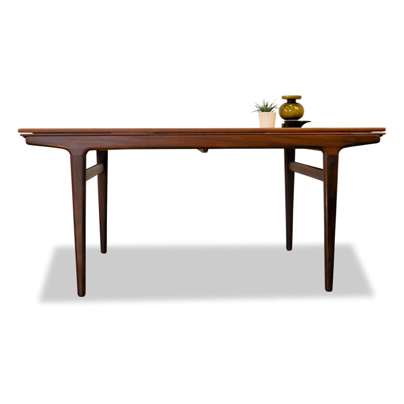 Vintage Johannes Andersen teak dining table - 1960s