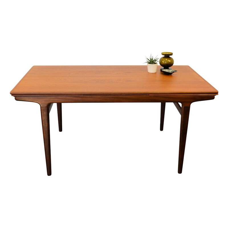 Vintage Johannes Andersen teak dining table - 1960s