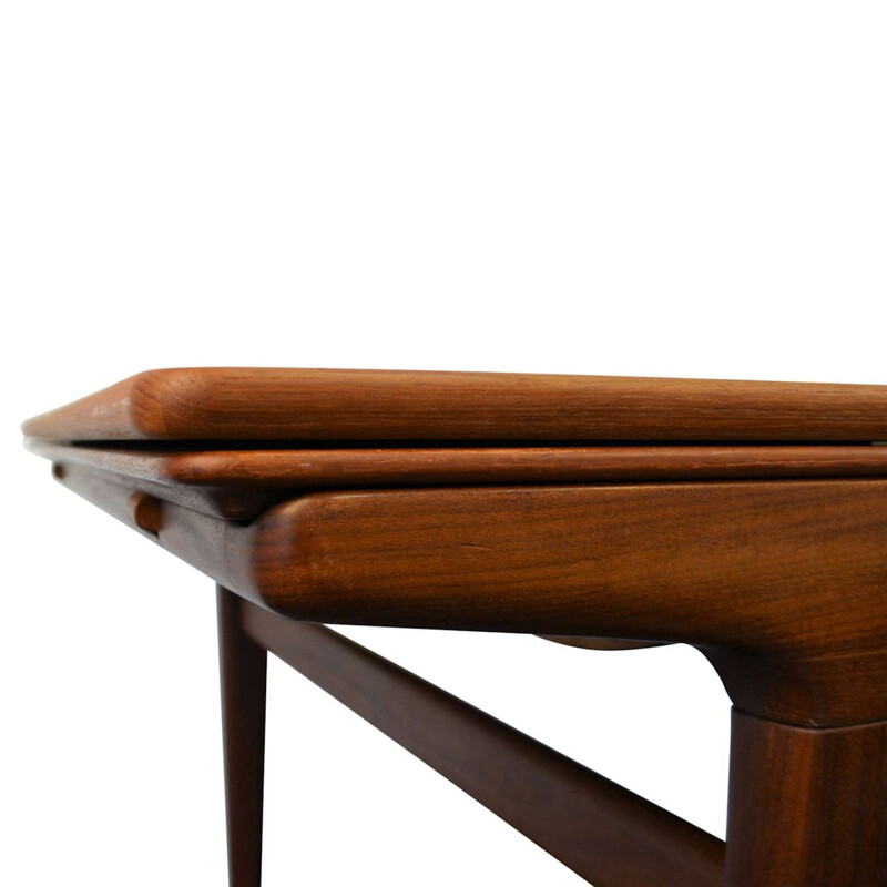 Vintage Johannes Andersen teak dining table - 1960s