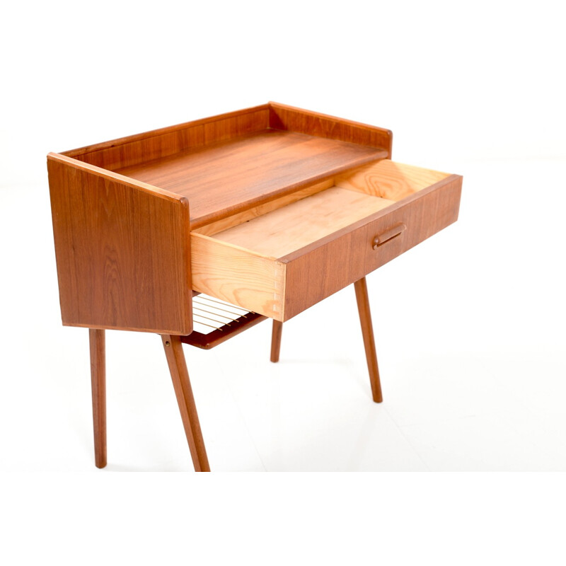 Vintage Danish Entry Chest Table in Teak - 1960s