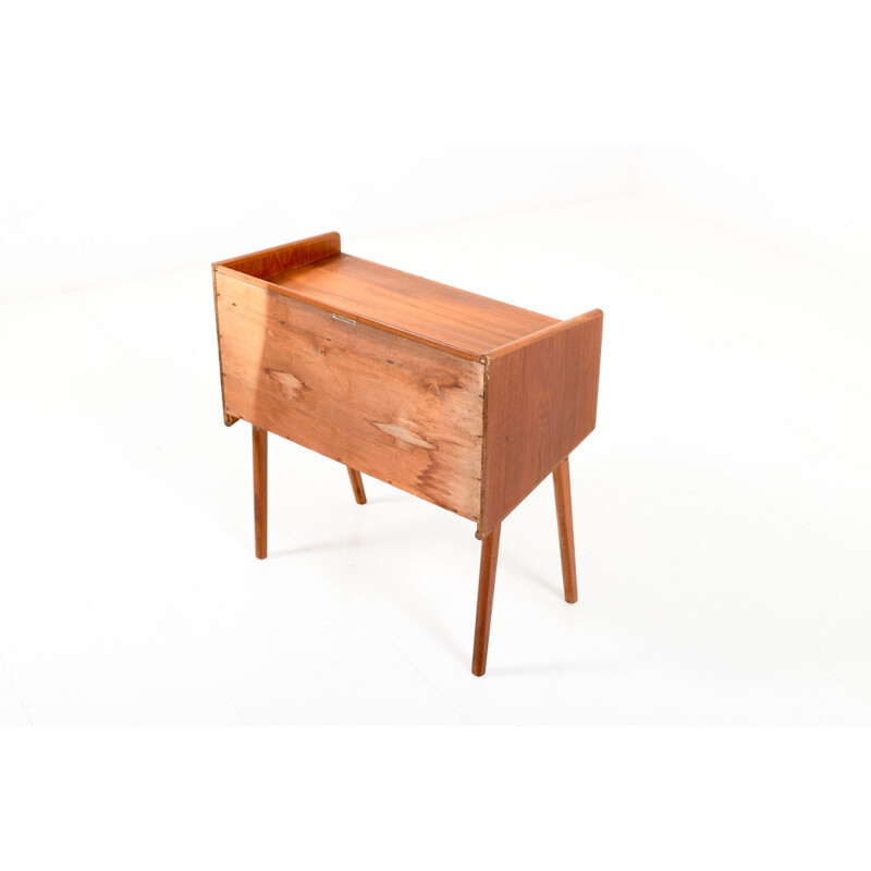 Vintage Danish Entry Chest Table in Teak - 1960s