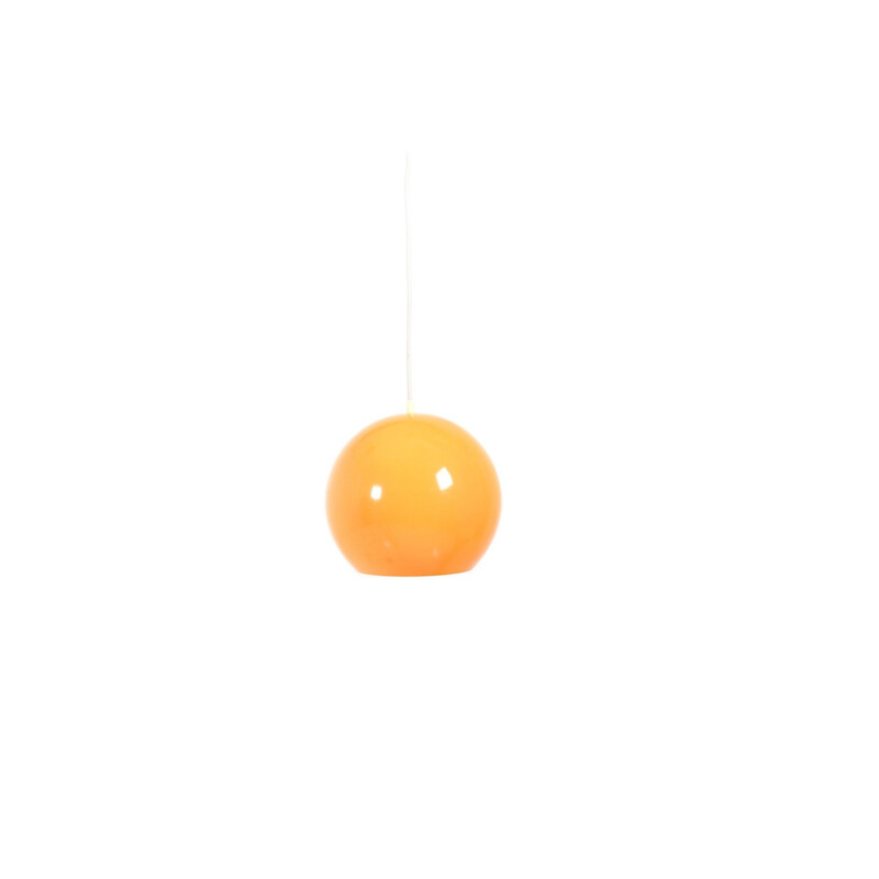 Orange Danish Ball-Lamp - 1970s