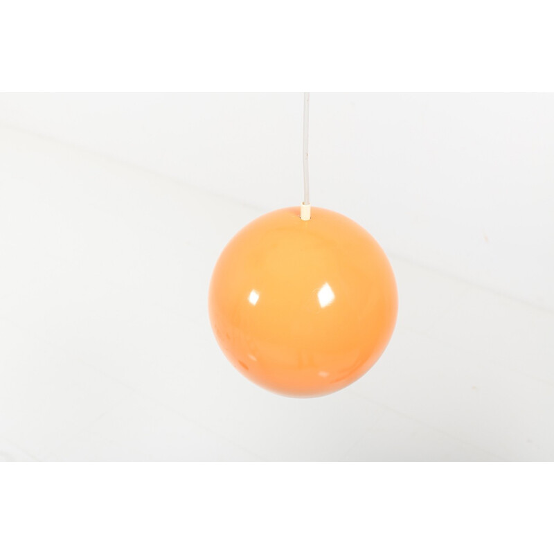 Orange Danish Ball-Lamp - 1970s