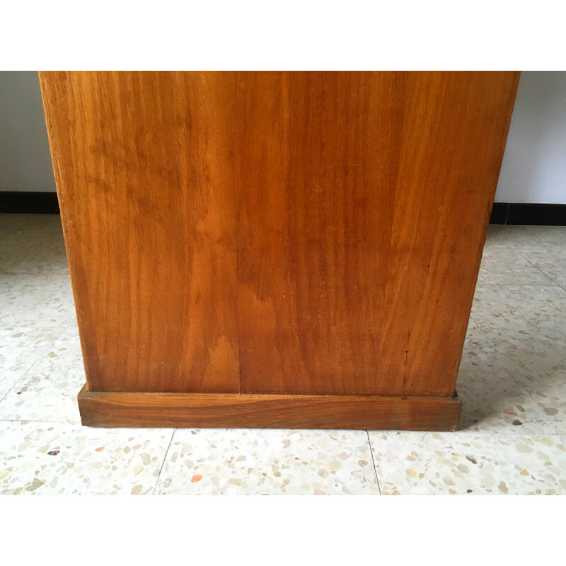 Vintage desk in light wood and oak - 1950s