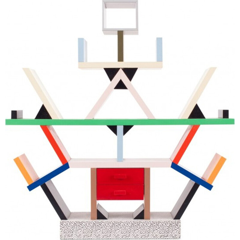 Limited Edition Miniature carlton Collectible by Ettorse Sottsass - 1990s