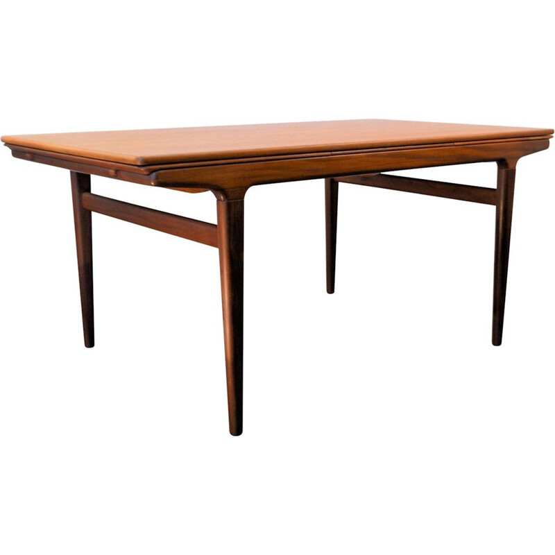 Vintage Johannes Andersen teak dining table - 1960s