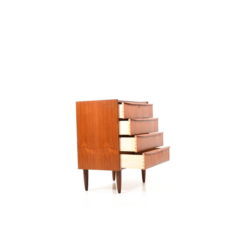 Vintage danish teak chest of drawers - 1960s