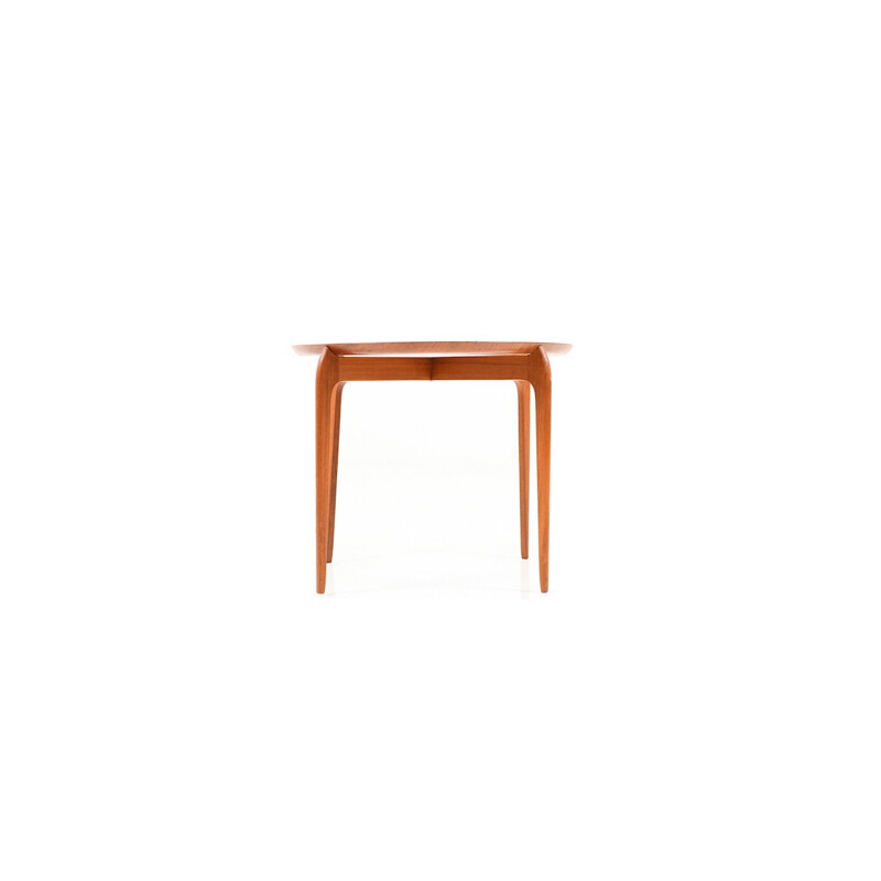 Vintage teak top table by Svend Aage Willumsen and Engholm for Fritz Hansen, Denmark, 1950