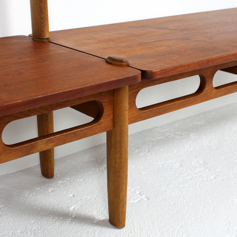 Vintage teak and oak shelves by William Watting Shelves for A. Mikael Laursen, Denmark - 1950s