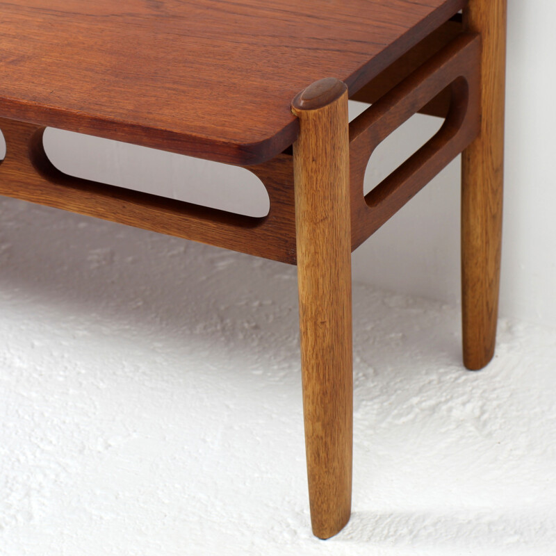 Vintage teak and oak shelves by William Watting Shelves for A. Mikael Laursen, Denmark - 1950s