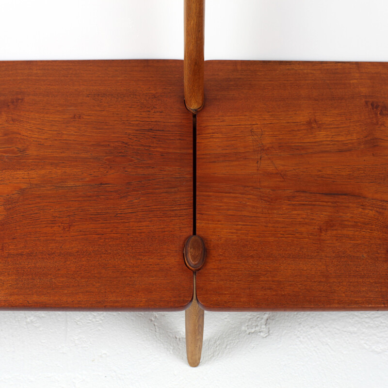 Vintage teak and oak shelves by William Watting Shelves for A. Mikael Laursen, Denmark - 1950s