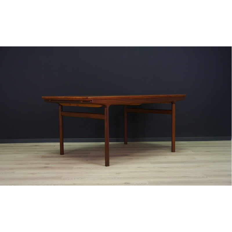 Vintage teak dining table by Johannes Andersen - 1960s