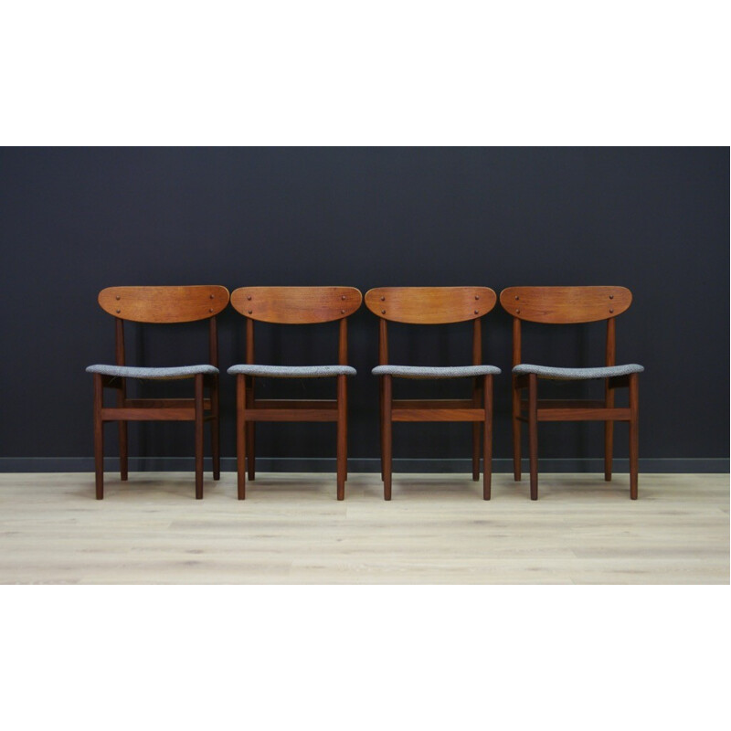 Vintage set of 4 dining chairs - 1960s