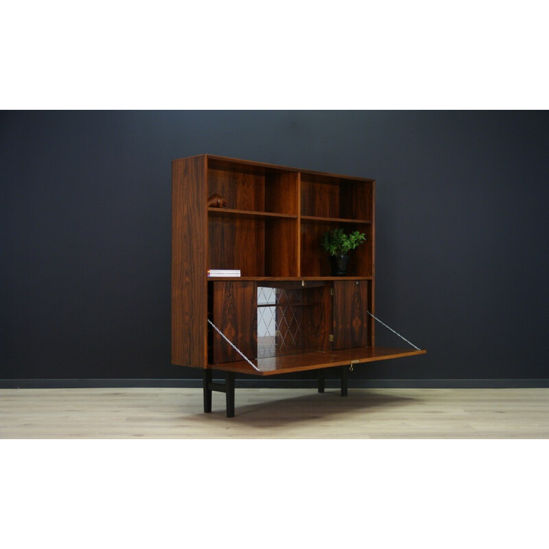 Vintage Danish veneered highboard - 1960s