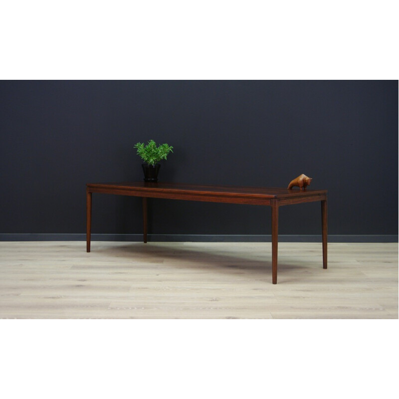 Vintage rosewood coffee table by Johannes Andersen - 1960s