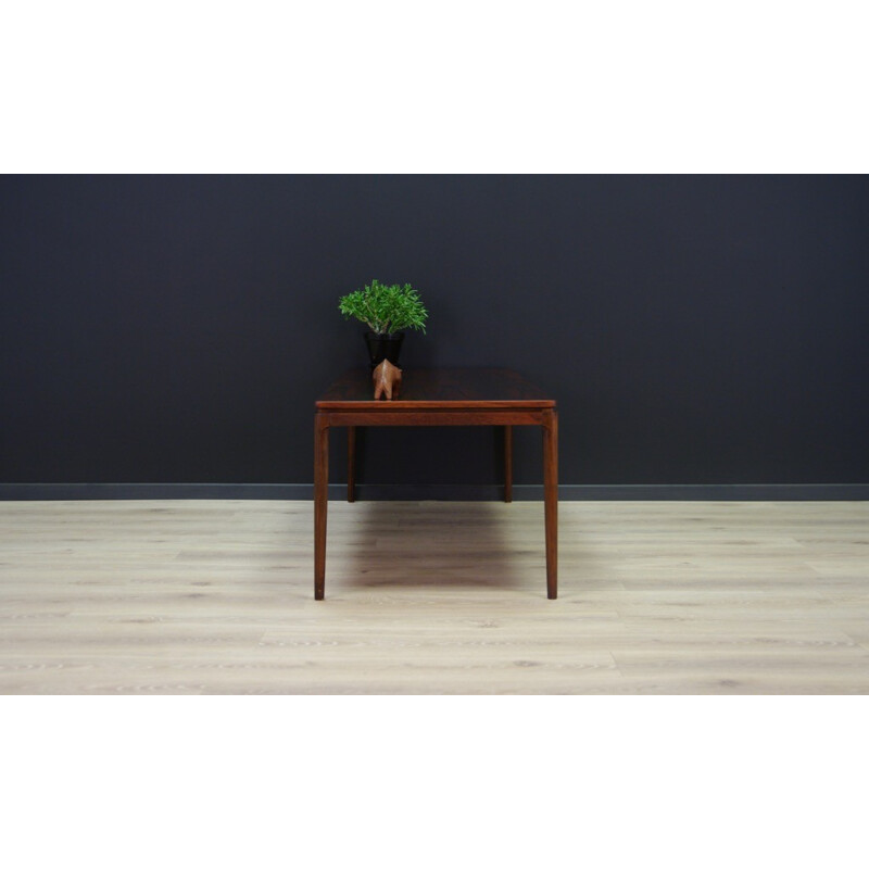 Vintage rosewood coffee table by Johannes Andersen - 1960s